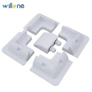 White 5PCS ABS Bracket